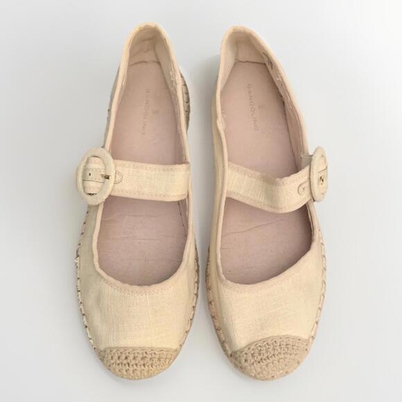 Mary Jane Shoes - New Bandolino Women's Pannie Casual Mary Jane Espadrille Flats / Size 9.5